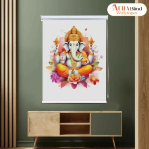 Ganpati Bappa Temple Roller Blind