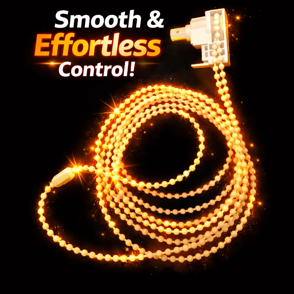 Manual Blinds Control Chain – Bead Chain Mechanism for Smooth Roller Blind Operation