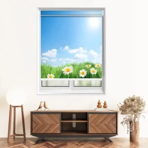 Fresh Meadow Daisy Sunshine Roller Blind